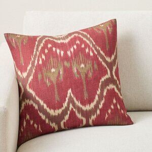 Two Pottery Barn Turica Printed Pillow 18"sq covers